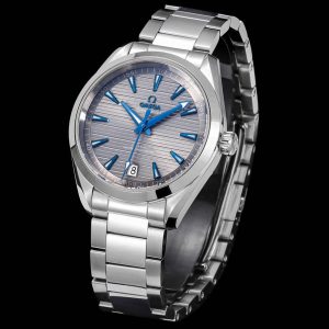 Alternative view of SJ Production 1350  Steel Bracelet with Rubber Strap N1factory Omega Seamaster 150 Series🎮J22 New Arrival, Shocking Debut 1; Massive Investment in Original Mold CNC Case, Cost-No-Object, Dimensions 41mm x 13.5mm, Imported 904L Stainless Steel Case, Case and Bracelet Match Original 3;Dial Upgrade: New sunray-brushed dial adorned with horizontal "teak" grain pattern. Rhodium-plated hands and hour markers coated with white Super-LumiNova. 3x magnification ensures clear printing, identical color to original. Sharp, clean facets with polished hour markers, burr-free.🎮4:Features an exclusive custom movement with the original black balance wheel positioned at 6 o'clock. The movement runs stably, maintaining precise timing. When fully wound, it can run for over 48 hours. 5. The arched double-sided anti-reflective scratch-resistant sapphire crystal glass is paired with a new steel bracelet. An additional rubber strap with a buckle is included, achieving over 98% similarity to the original. Welcome watch enthusiasts to appreciate this hot-selling release. Available for both trade-in and purchase."n1 Quality Guarantees Premium Craftsmanship"🎮 S1 Exquisite Recommendation: Men's Mechanical Wristwatch